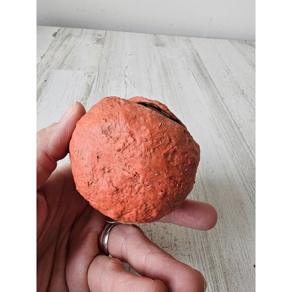 Vintage repro? Jack-o'-lantern pumpkin ornament mini Halloween decor - Picture 8 of 8